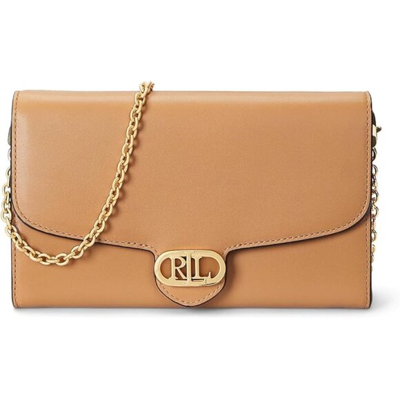 SALE!  ✅ LRL Leather Medium Adair Crossbody Bag BUFF ✨ NWT'S - Picture 3 of 17